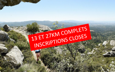 13 km et 27 km complets, inscriptions closes